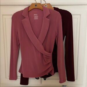 OGL wrap with gathered side- two tops for one price.